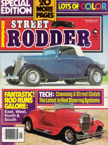 STREET RODDER 1979 SEPT - STEERING UPDATES, McLEOD HI-PO CLUTCHES